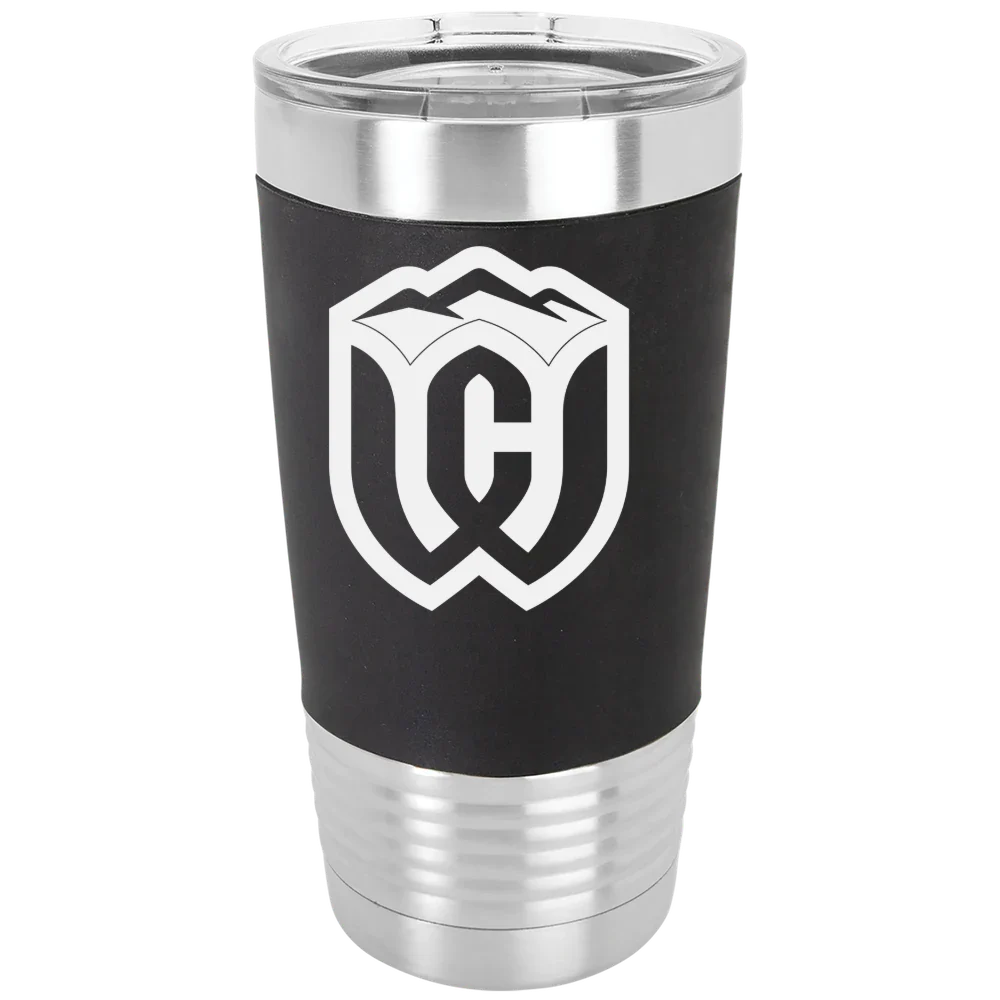 Whitman College Polar Camel 20 oz. Silicone Grip Tumbler with Standard Lid