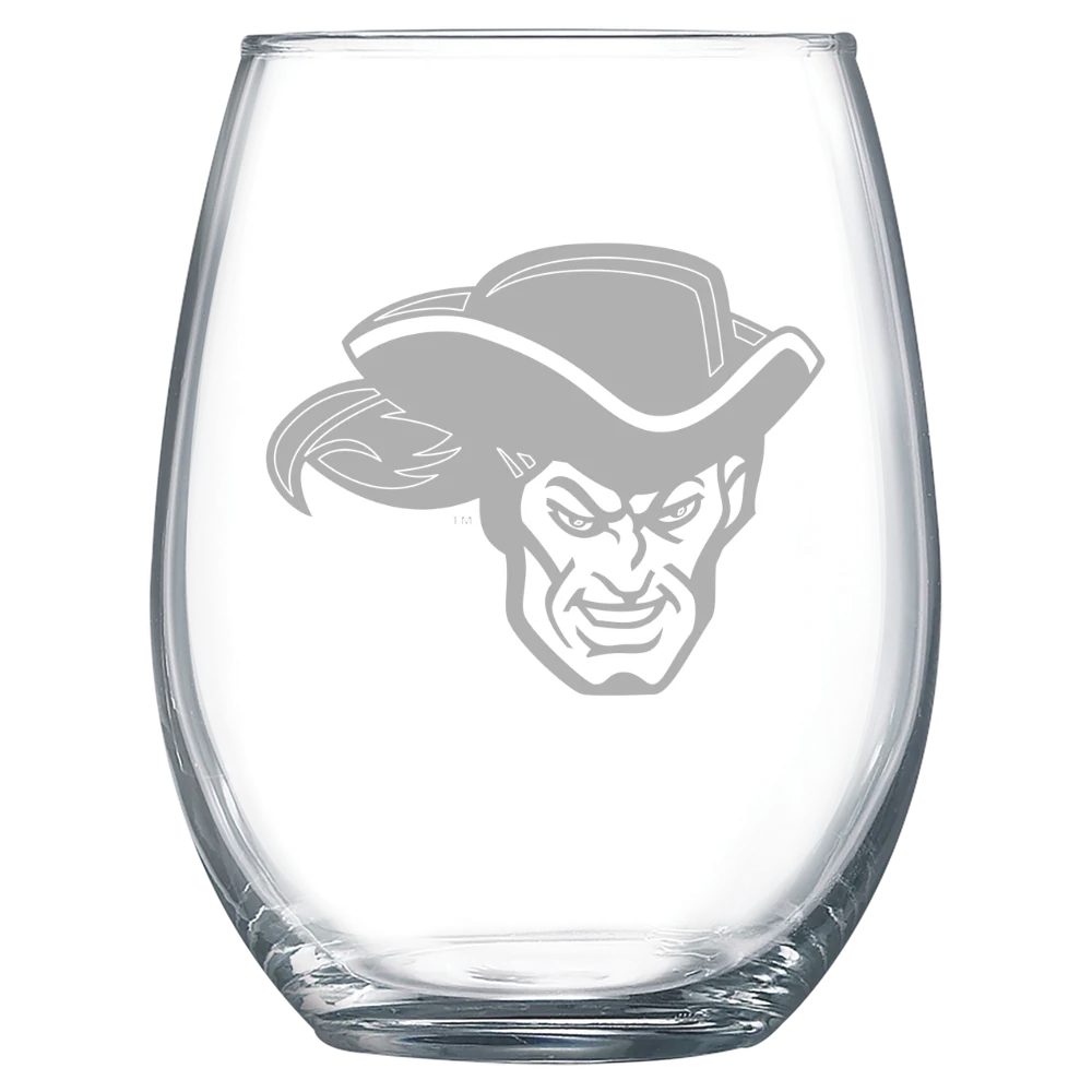 Whittier College Polar Camel 15 oz. Stemless Wine Glass