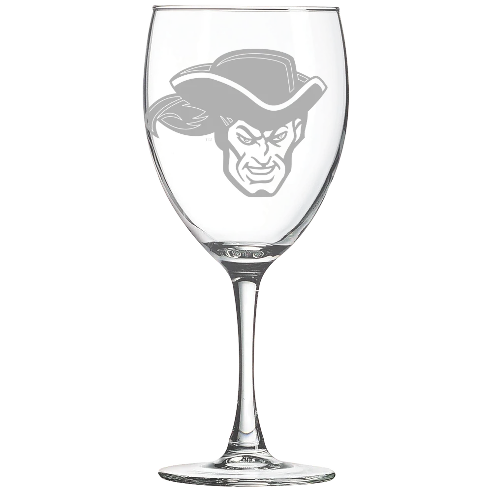 Whittier College Polar Camel 10 1/2 oz. Wine Glass