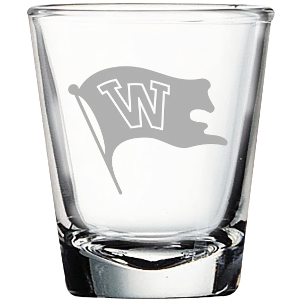 Whitworth University Polar Camel 1.7 oz. Shot Glass