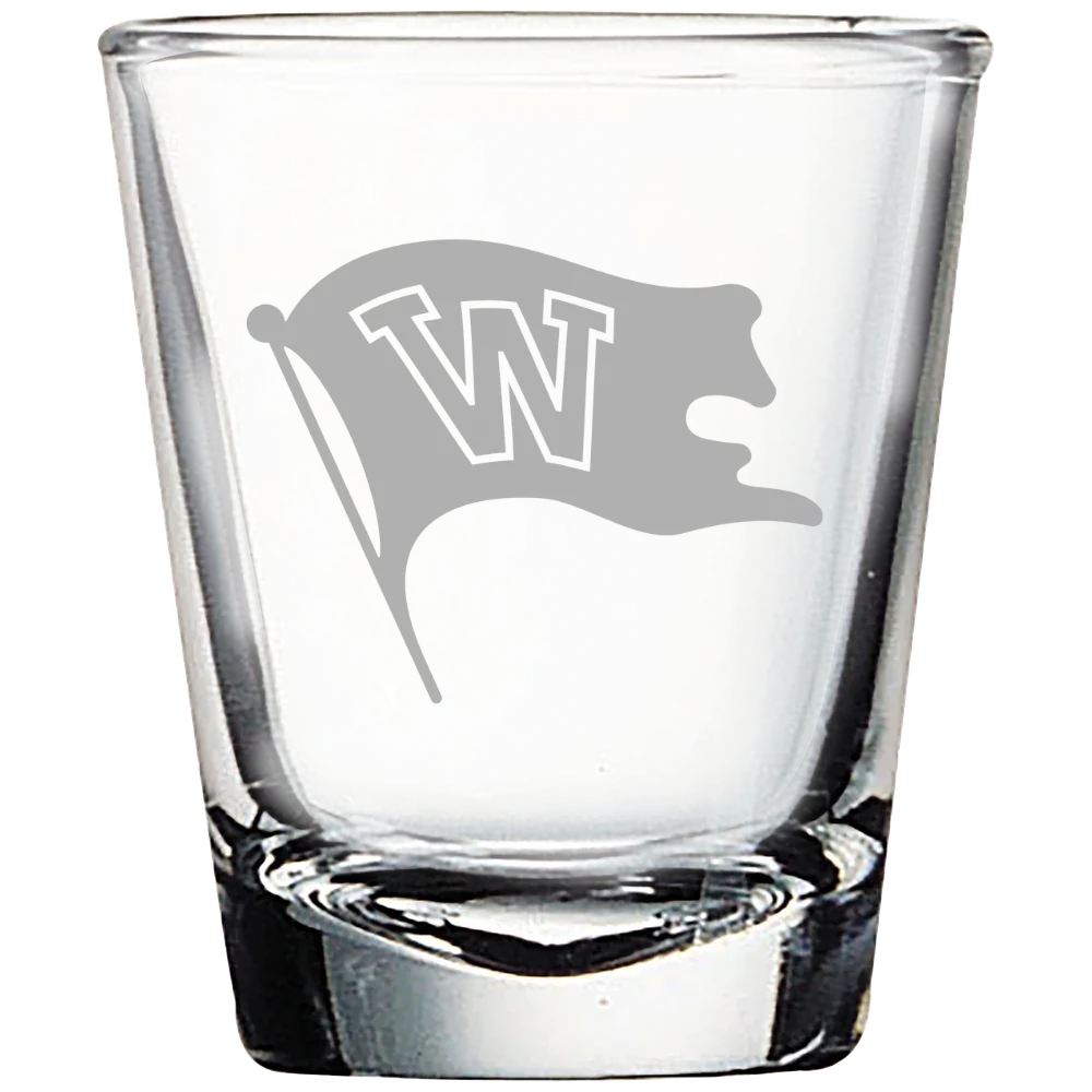 Whitworth University Polar Camel 1.7 oz. Shot Glass