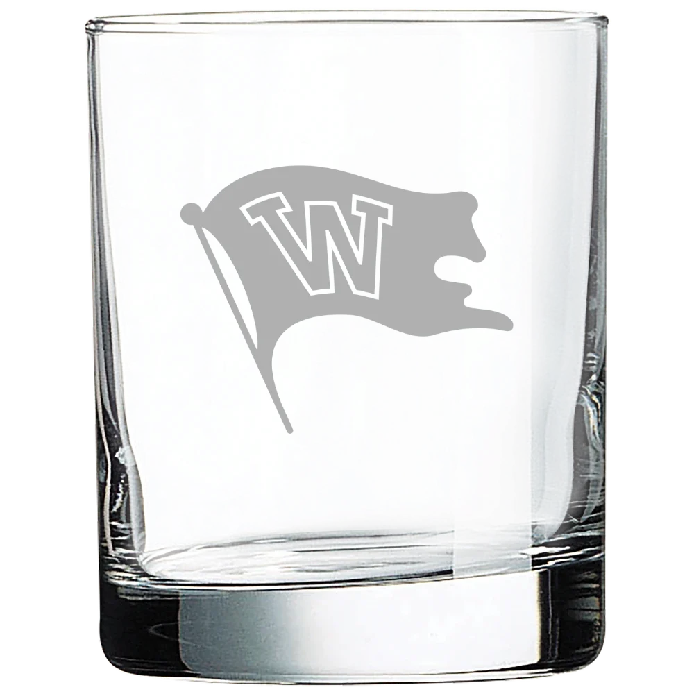 Whitworth University Polar Camel 10 1/2 oz. On The Rocks Glass