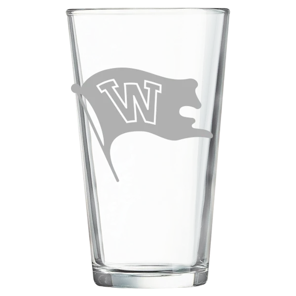 Whitworth University Polar Camel 16 oz. Pint Mixing Glass