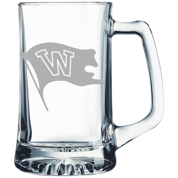 Whitworth University Polar Camel 25 oz. Beer Mug with Handle