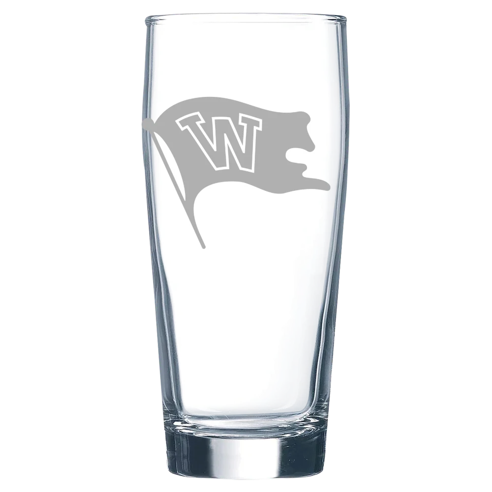 Whitworth University Polar Camel 16 oz. Willi Becher Beer Glass