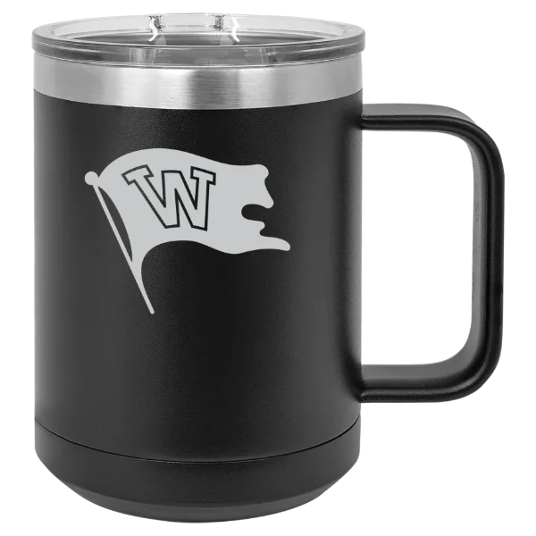 Whitworth University Polar Camel 15 oz. Mug with Slider Lid