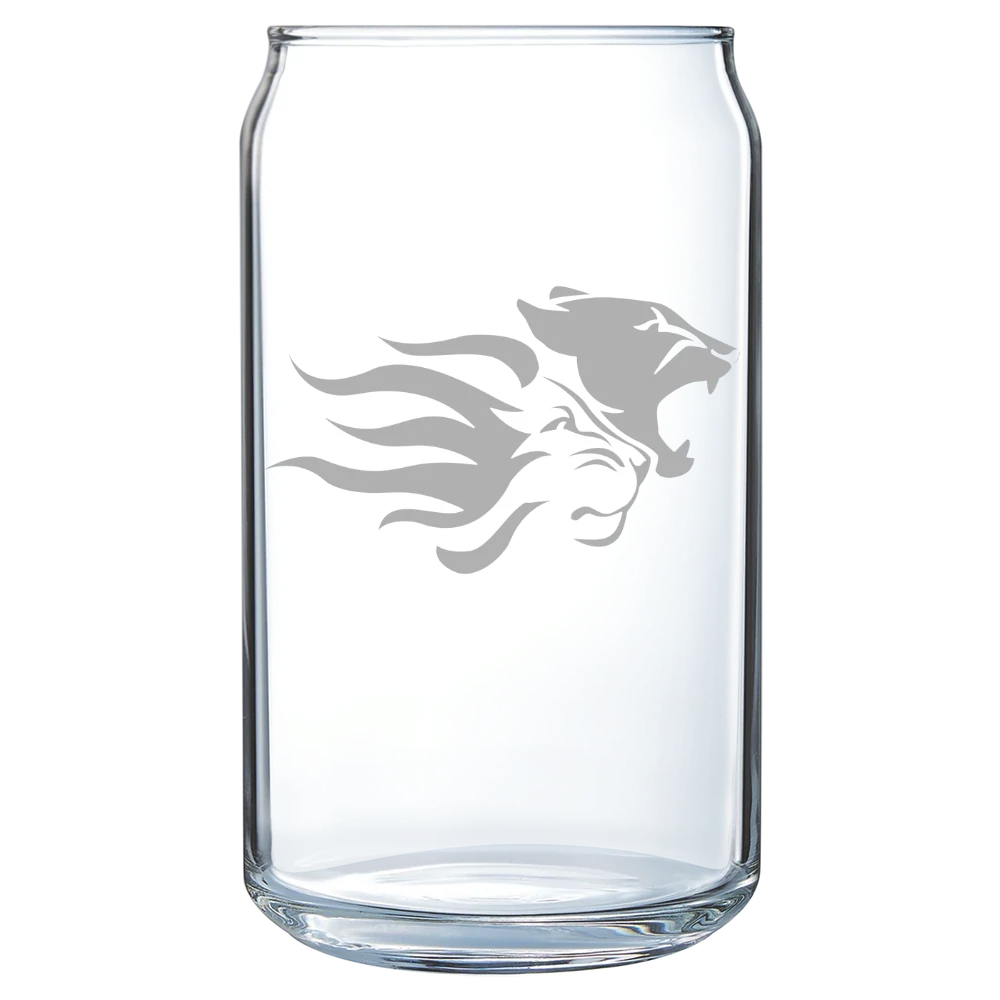 Widener University Polar Camel 16 oz. Can Glass