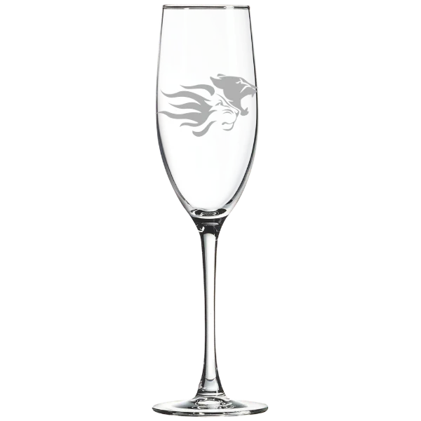 Widener University Polar Camel 8 oz. Champagne Flute