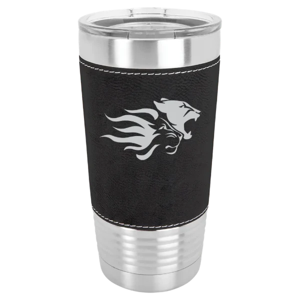 Widener University Polar Camel 20 oz. Leatherette Grip Tumbler with Standard Lid
