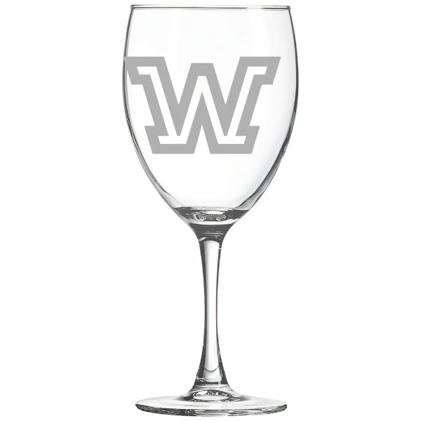 Wilkes University Polar Camel 10 1/2 oz. Wine Glass