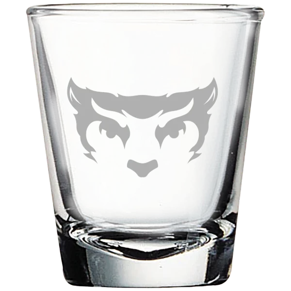 Willamette University Polar Camel 1.7 oz. Shot Glass