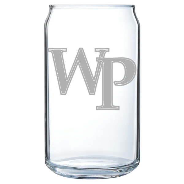 William Paterson University of New Jersey Polar Camel 16 oz. Can Glass