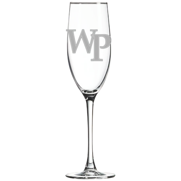 William Paterson University of New Jersey Polar Camel 8 oz. Champagne Flute