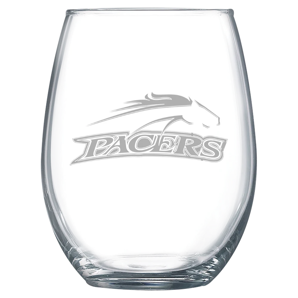 William Peace University Polar Camel 15 oz. Stemless Wine Glass