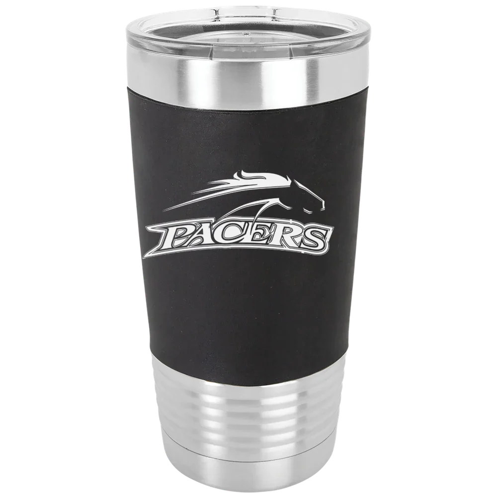 William Peace University Polar Camel 20 oz. Silicone Grip Tumbler with Standard Lid