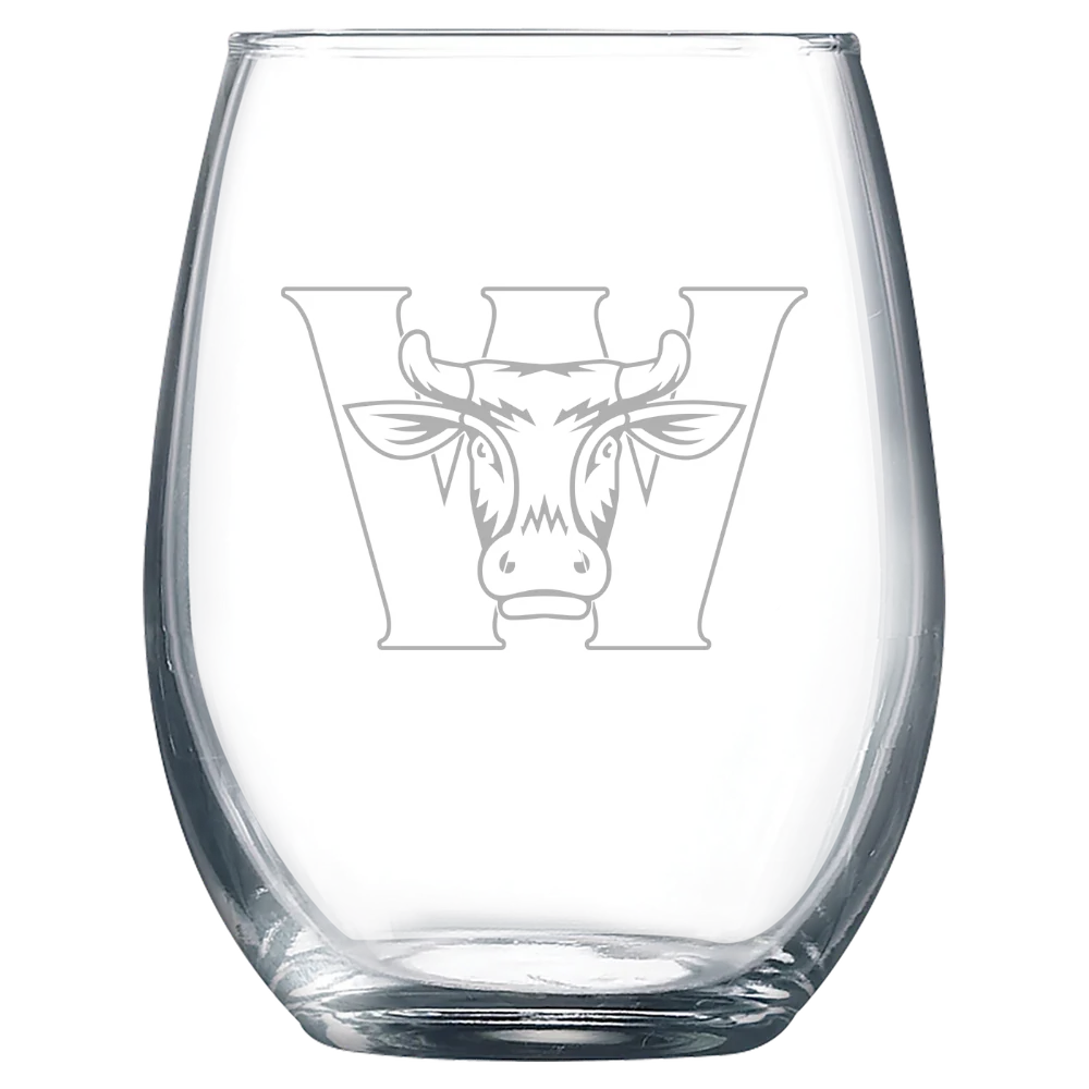 Williams College Polar Camel 9 oz. Stemless Wine Glass