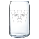 Williams College Polar Camel 16 oz. Can Glass