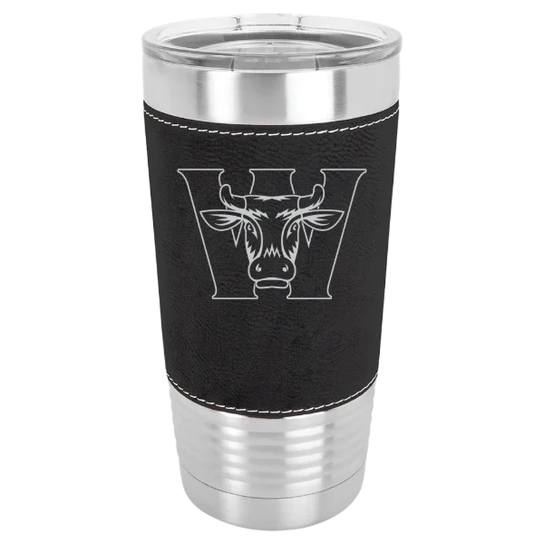 Williams College Polar Camel 20 oz. Leatherette Grip Tumbler with Standard Lid