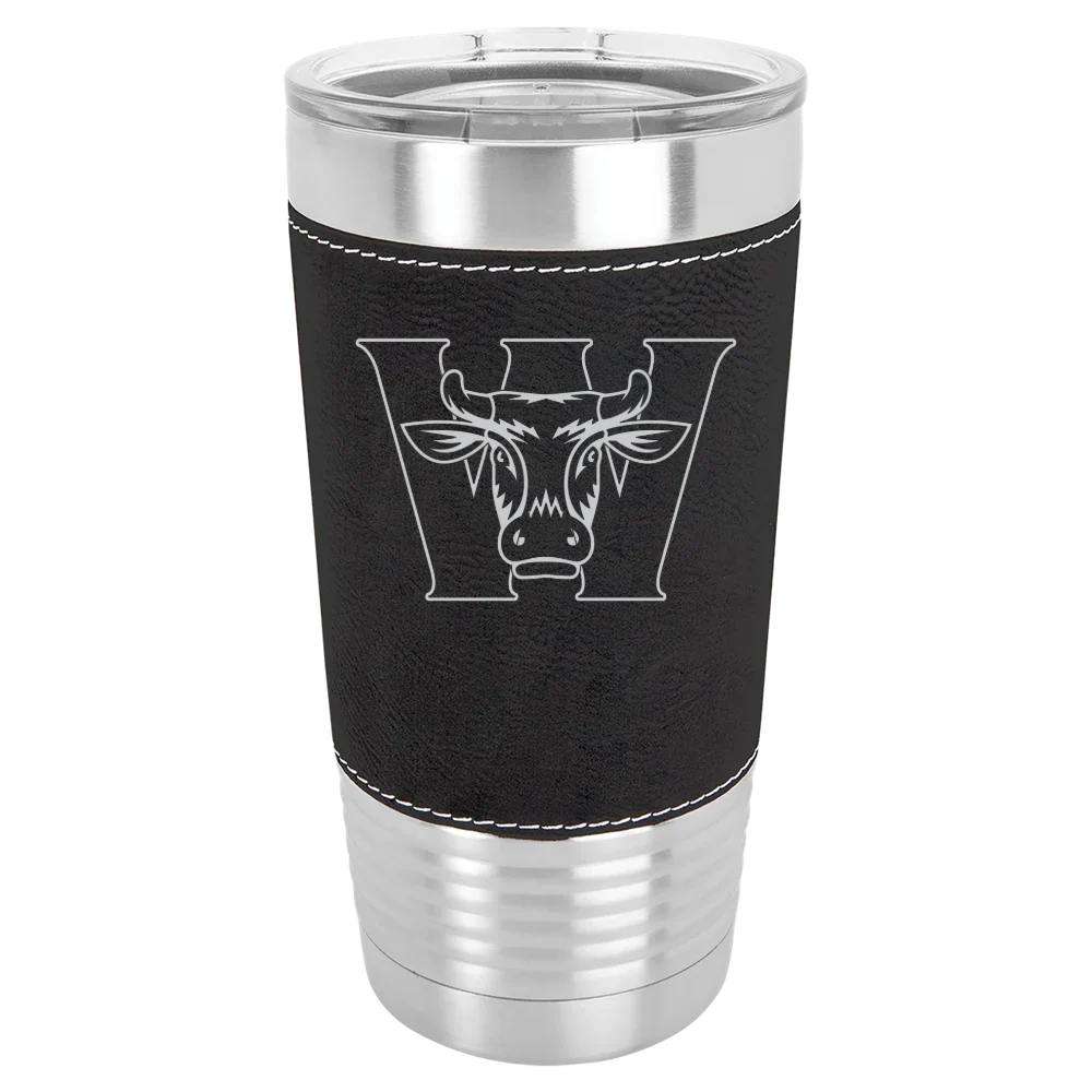 Williams College Polar Camel 20 oz. Leatherette Grip Tumbler with Standard Lid