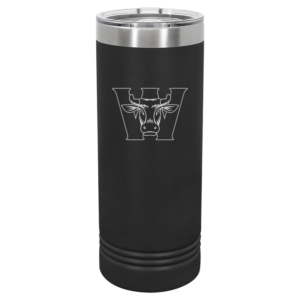 Williams College Polar Camel 22 oz. Skinny Tumbler with Slider Lid