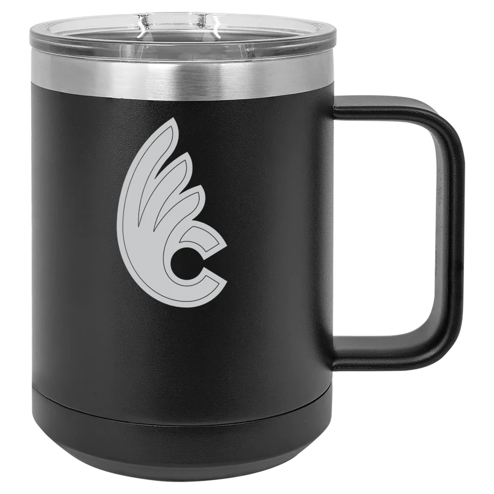 Wilmington College (Ohio) Polar Camel 15 oz. Mug with Slider Lid