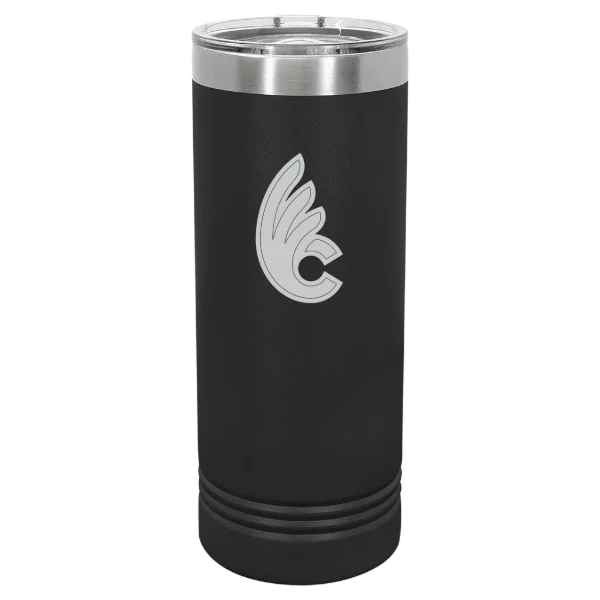 Wilmington College (Ohio) Polar Camel 22 oz. Skinny Tumbler with Slider Lid