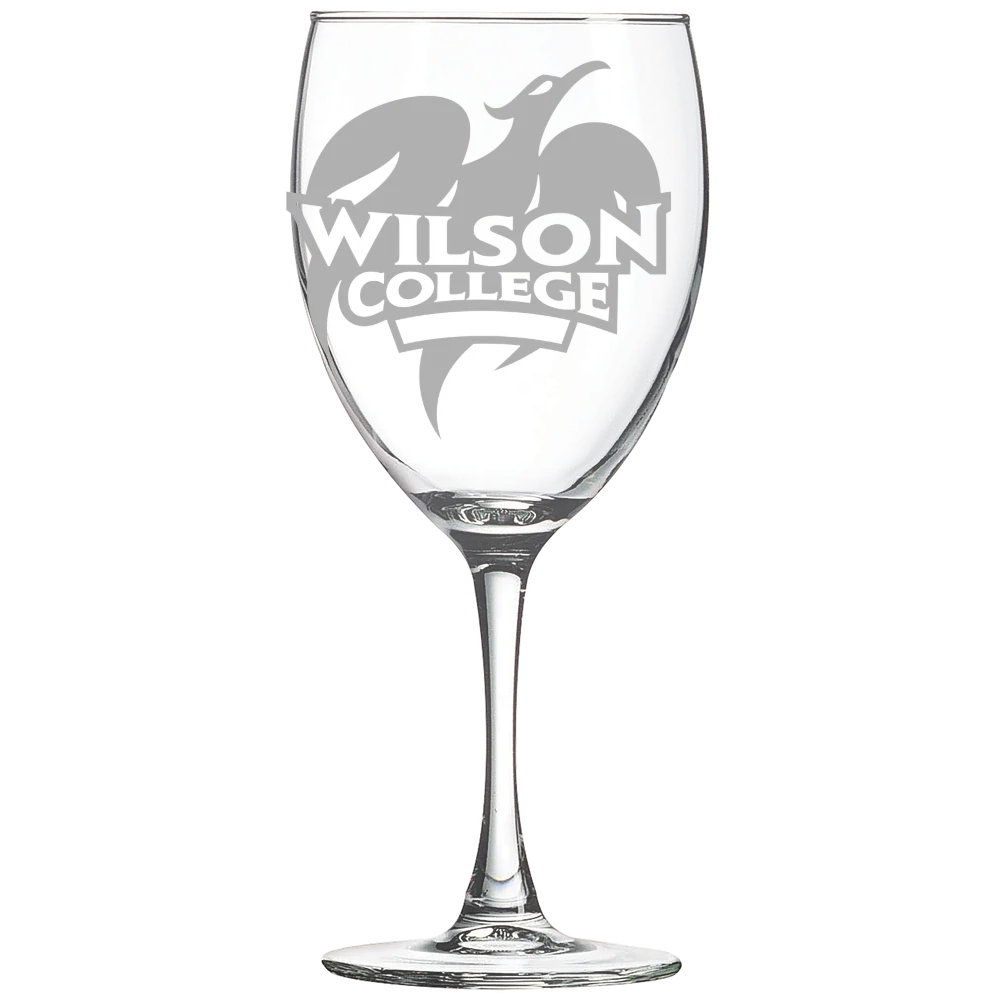 Wilson College Polar Camel 10 1/2 oz. Wine Glass
