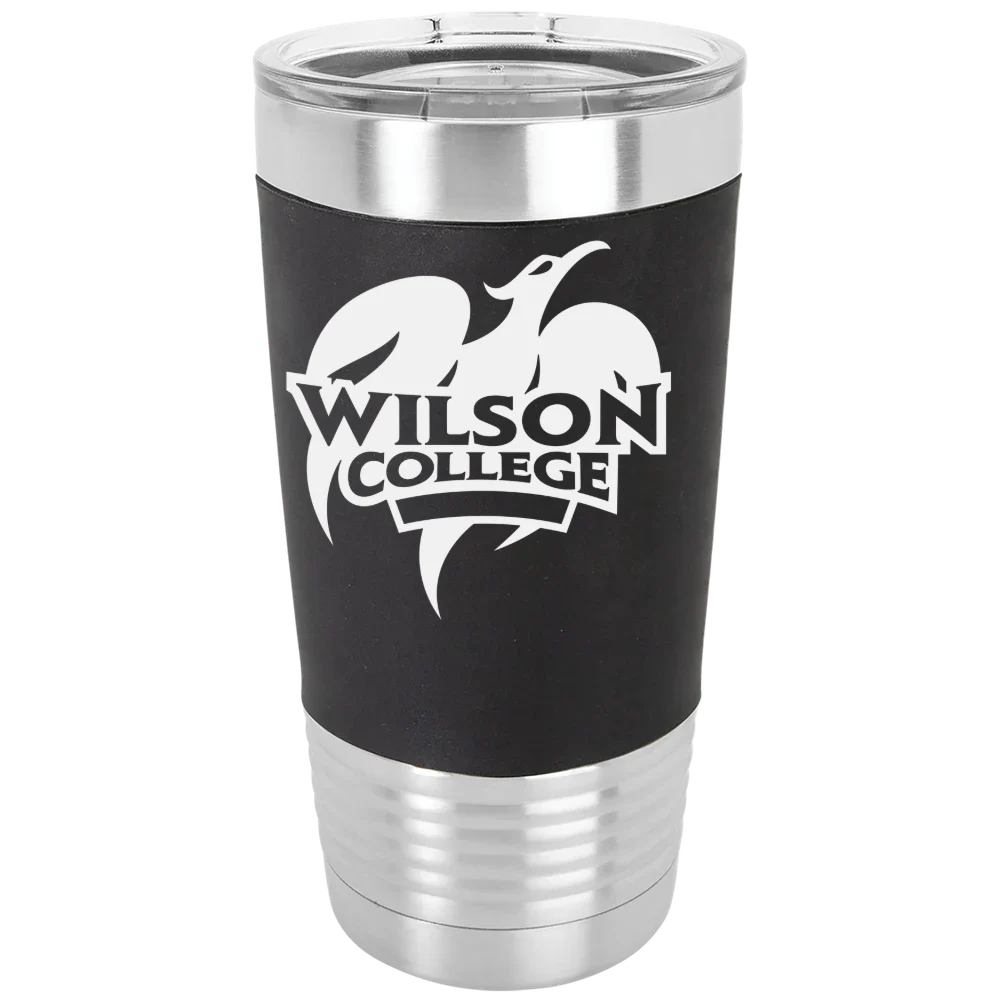 Wilson College Polar Camel 20 oz. Silicone Grip Tumbler with Standard Lid