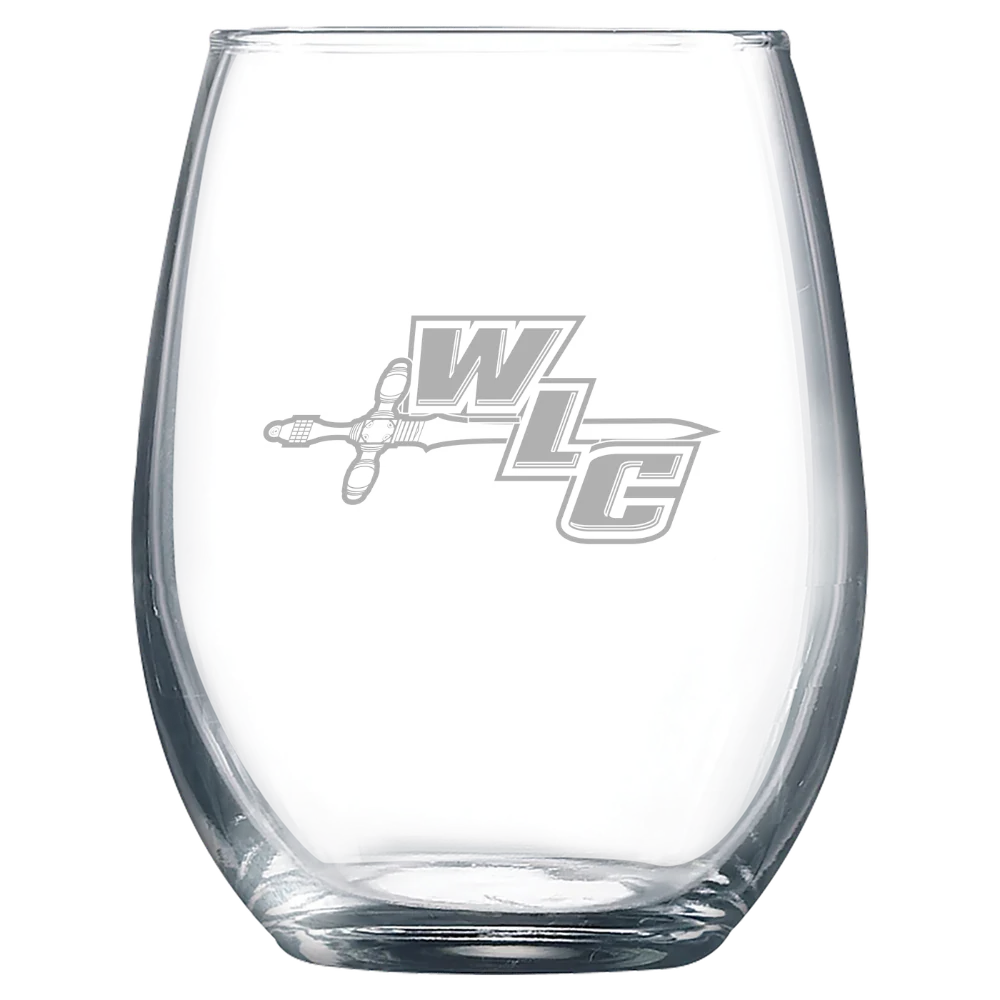 Wisconsin Lutheran College Polar Camel 9 oz. Stemless Wine Glass