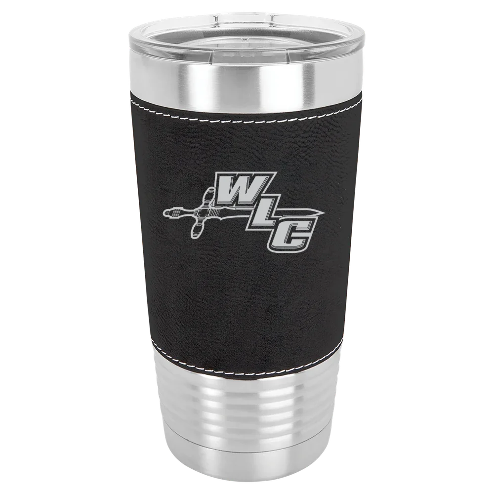 Wisconsin Lutheran College Polar Camel 20 oz. Leatherette Grip Tumbler with Standard Lid