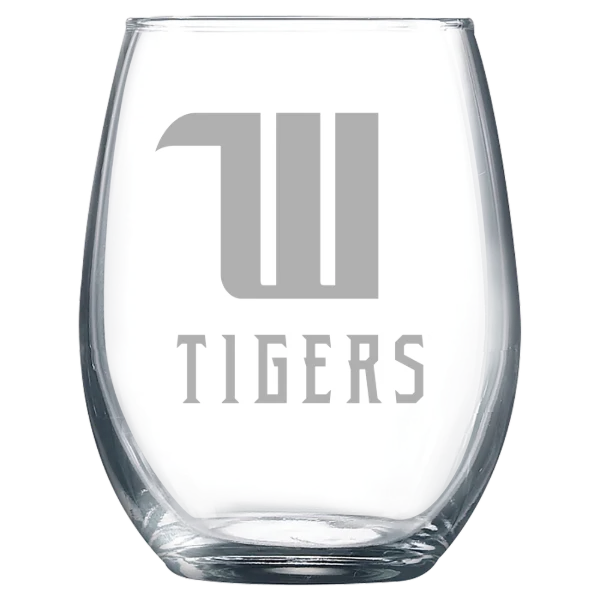 Wittenberg University Polar Camel 9 oz. Stemless Wine Glass