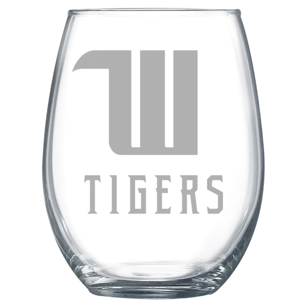 Wittenberg University Polar Camel 15 oz. Stemless Wine Glass