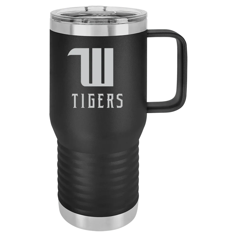 Wittenberg University Polar Camel 20 oz. Travel Mug with Slider Lid