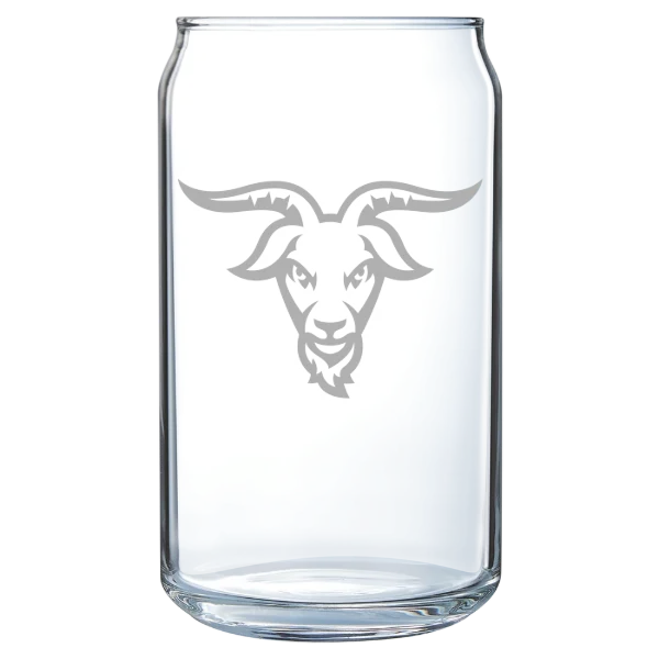 Worcester Polytechnic Institute Polar Camel 16 oz. Can Glass