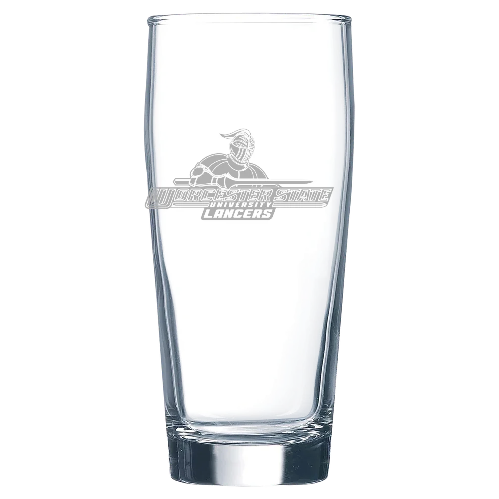 Worcester State University Polar Camel 16 oz. Willi Becher Beer Glass
