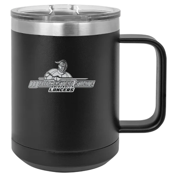 Worcester State University Polar Camel 15 oz. Mug with Slider Lid