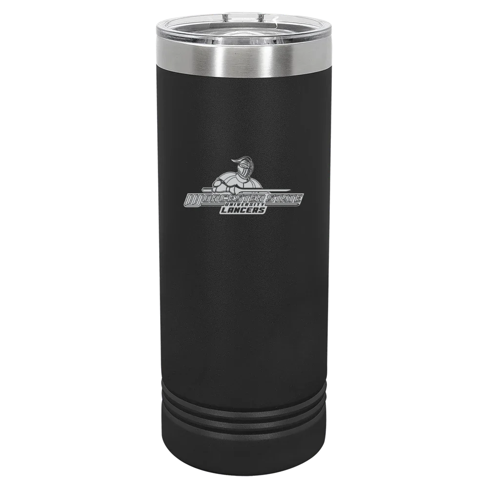 Worcester State University Polar Camel 22 oz. Skinny Tumbler with Slider Lid