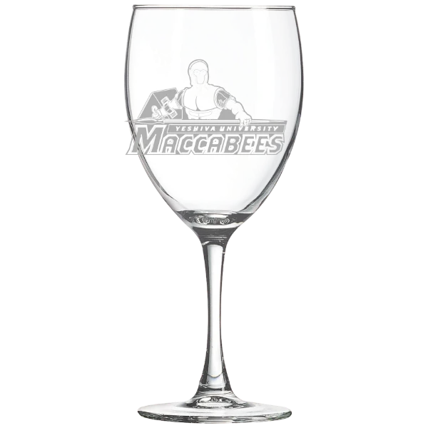 Yeshiva University Polar Camel 10 1/2 oz. Wine Glass
