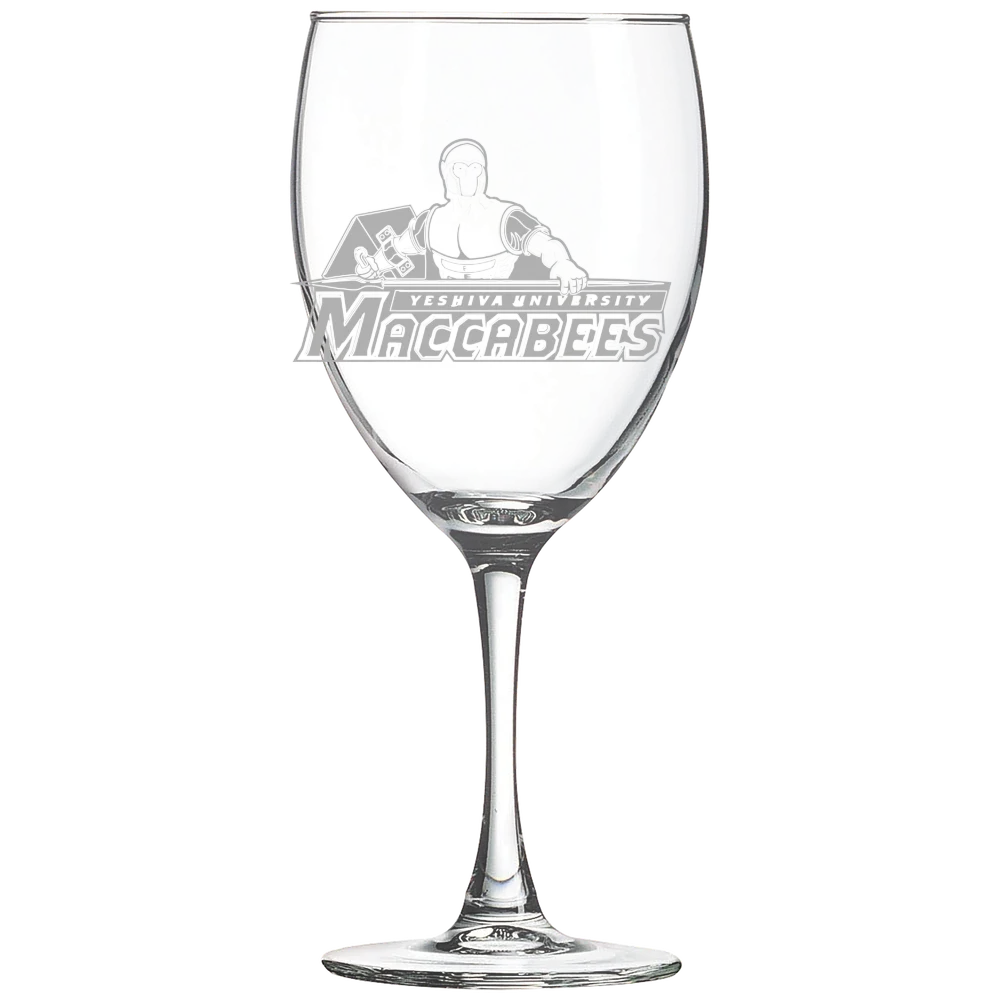 Yeshiva University Polar Camel 10 1/2 oz. Wine Glass