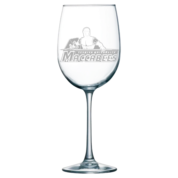 Yeshiva University Polar Camel 19 oz. Wine Glass