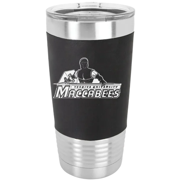Yeshiva University Polar Camel 20 oz. Silicone Grip Tumbler with Standard Lid