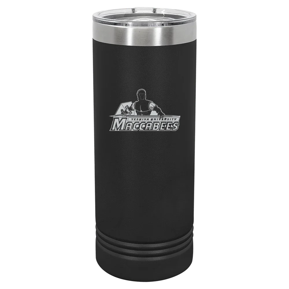 Yeshiva University Polar Camel 22 oz. Skinny Tumbler with Slider Lid