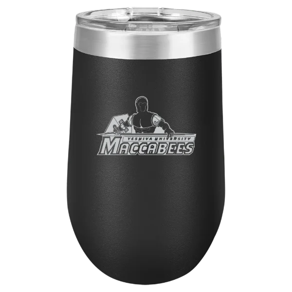 Yeshiva University Polar Camel 16 oz. Stemless Wine Tumbler
