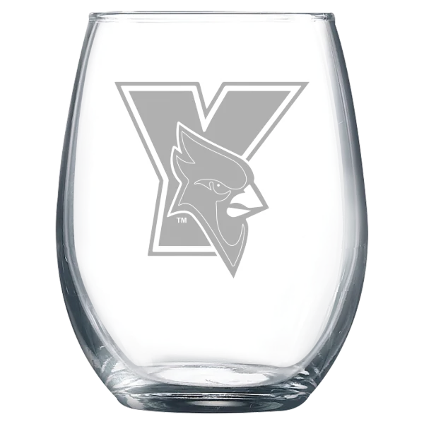 York College (New York) Polar Camel 9 oz. Stemless Wine Glass