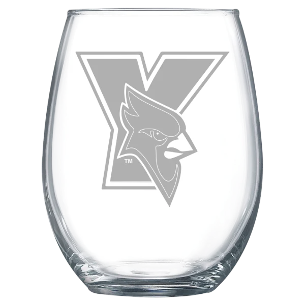 York College (New York) Polar Camel 15 oz. Stemless Wine Glass