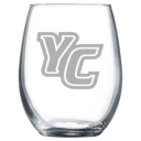 York College (Pennsylvania) Polar Camel 9 oz. Stemless Wine Glass
