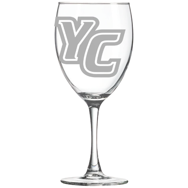 York College (Pennsylvania) Polar Camel 10 1/2 oz. Wine Glass