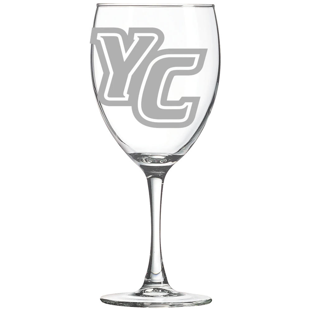 York College (Pennsylvania) Polar Camel 10 1/2 oz. Wine Glass