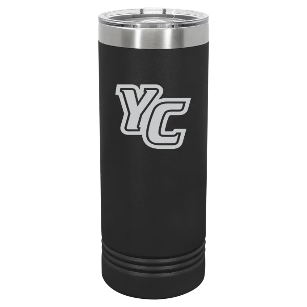 York College (Pennsylvania) Polar Camel 22 oz. Skinny Tumbler with Slider Lid