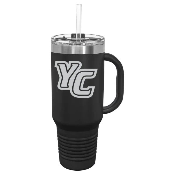 York College (Pennsylvania) Polar Camel 40 oz. Travel Mug with Snap Lid & Straw